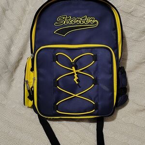 Starter Navy and Yellow Men's Backpack